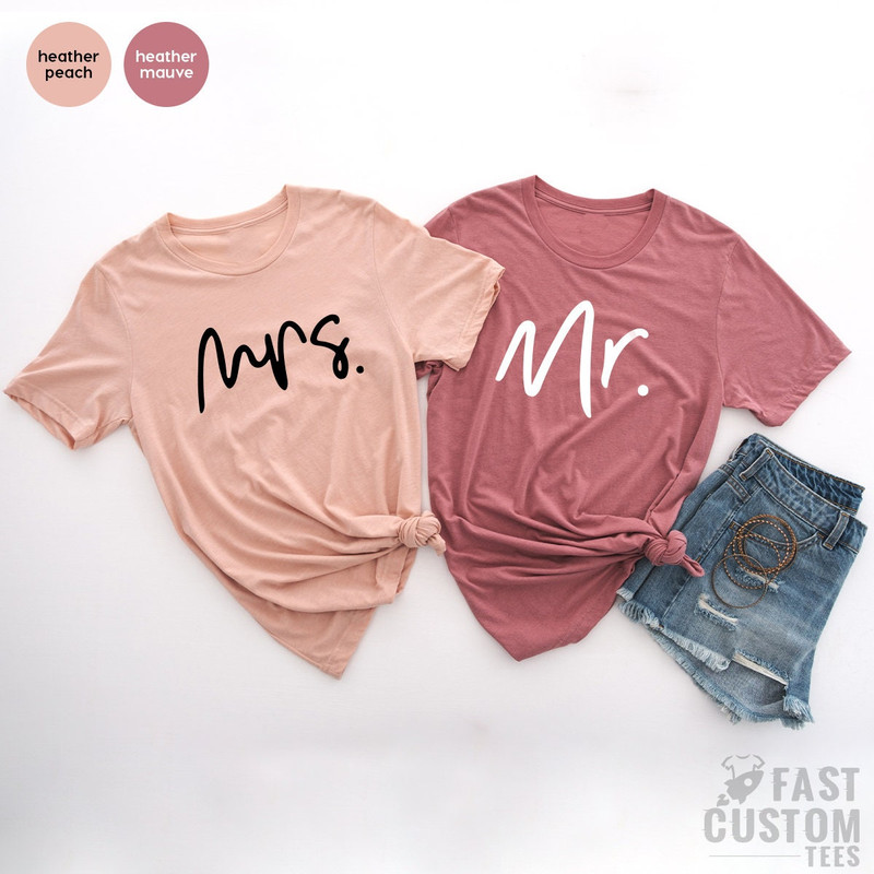 Matching Couple Outfit, Couples Shirts, Valentines Day T Shirt, Mr And Mrs Shirt, His and Hers, Anniversary T-Shirt, Wedding Gifts - 2.jpg