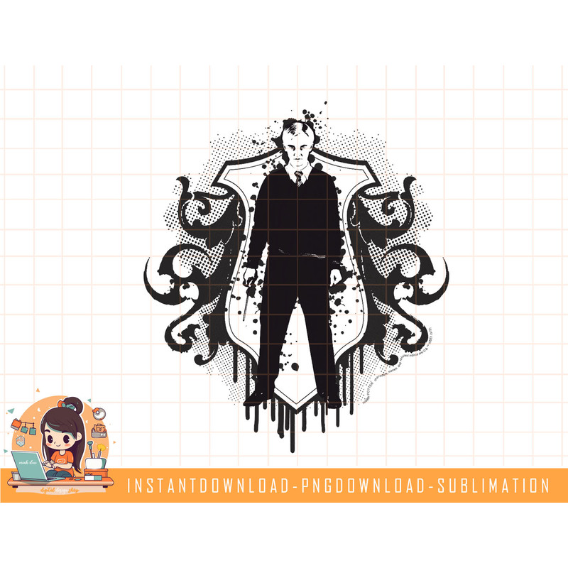 Harry Potter Draco Malfoy Dripping Portrait png, sublimate, digital download.jpg