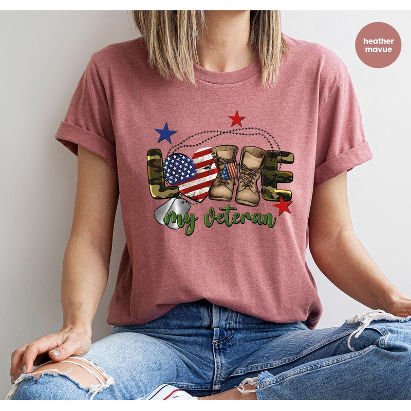Memorial Day Shirt, 4th of July Shirt, Veteran Shirt, Military Gifts, Patriotic T-Shirt, Independence Day Tshirt, American Flag Graphic Tees - 1.jpg