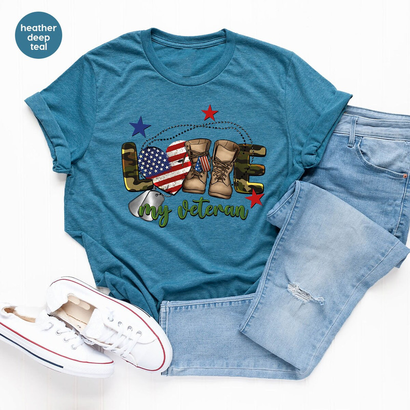 Memorial Day Shirt, 4th of July Shirt, Veteran Shirt, Military Gifts, Patriotic T-Shirt, Independence Day Tshirt, American Flag Graphic Tees - 7.jpg