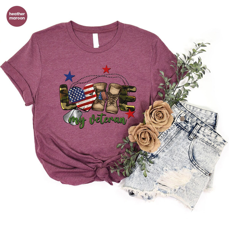 Memorial Day Shirt, 4th of July Shirt, Veteran Shirt, Military Gifts, Patriotic T-Shirt, Independence Day Tshirt, American Flag Graphic Tees - 9.jpg