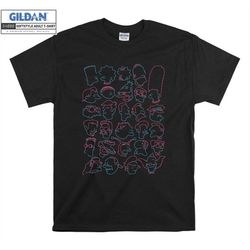 tv cartoon heads t shirt hoodie hoody t-shirt tshirt s-m-l-xl-xxl-3xl-4xl-5xl oversized men women unisex 9498