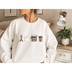 paris sweatshirt, trips and shopping shirt, gift for mom, paris lover hoodie, coffee cup sweatshirt, shopping t-shirt, t