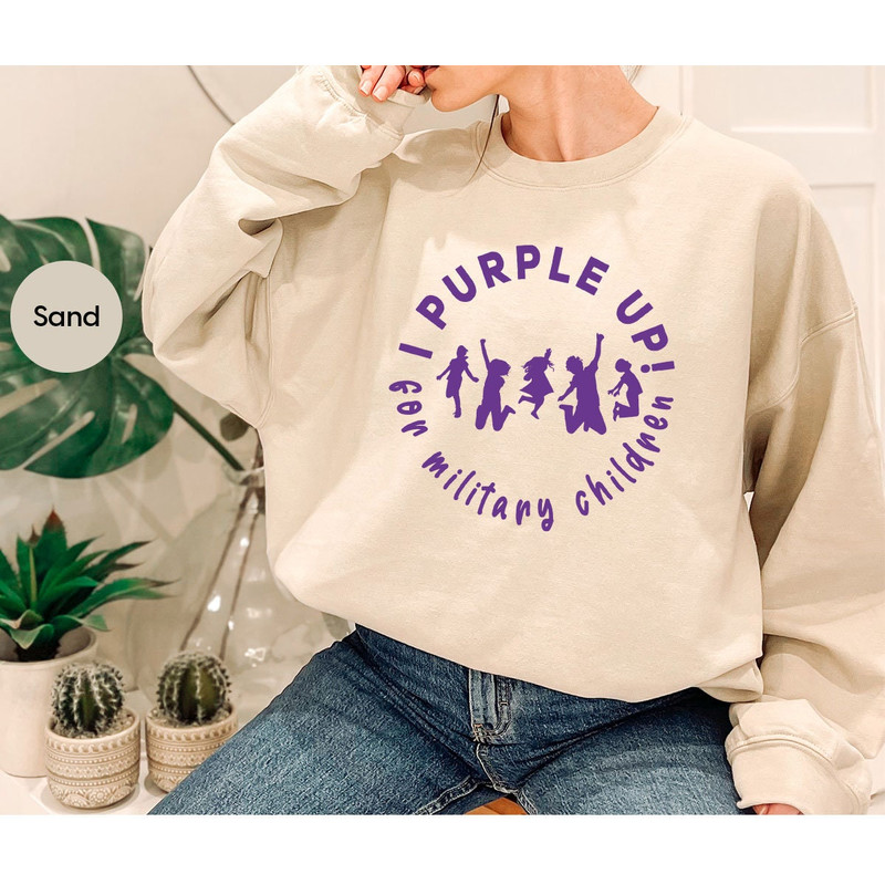 Military Child Awareness Month Toddler Shirts, I Purple Up For Military Children Shirt, Military Child Shirt, Month Of The Military Child - 6.jpg