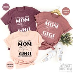 Mom And Gigi Shirt, Me Two Titles Mom And Gigi And I Rock Them Rock, New Grandma Gifts, Gift For Grandmother, Nana T Shi
