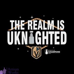 golden knights the realm is uknighted nhl champs svg file
