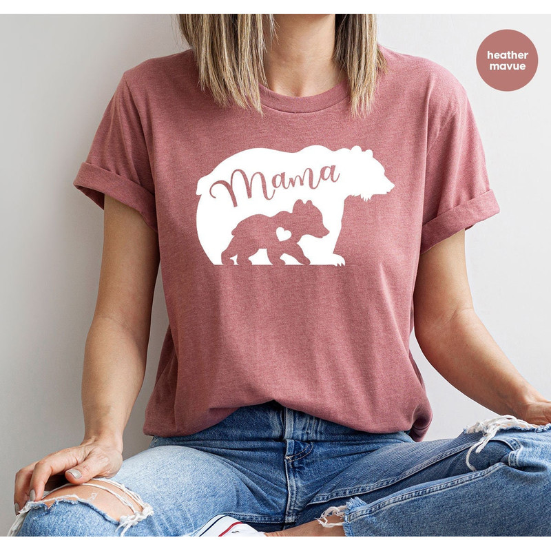 Mom Shirt, Mother's Day Crewneck Sweatshirt, Mama Bear Tee, Gift for Mom, Mama T-Shirt, Gift for Her, Mom Clothes, Mama Graphic Tees - 1.jpg