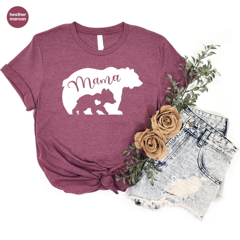 Mom Shirt, Mother's Day Crewneck Sweatshirt, Mama Bear Tee, Gift for Mom, Mama T-Shirt, Gift for Her, Mom Clothes, Mama Graphic Tees - 4.jpg
