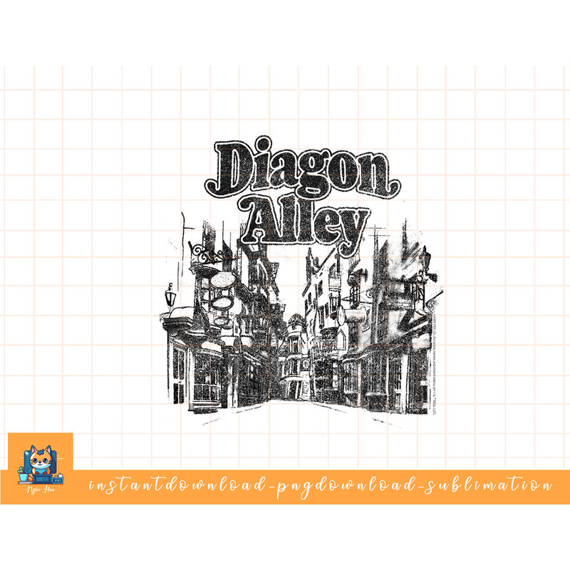 Harry Potter Diagon Alley png, sublimate, digital download.jpg