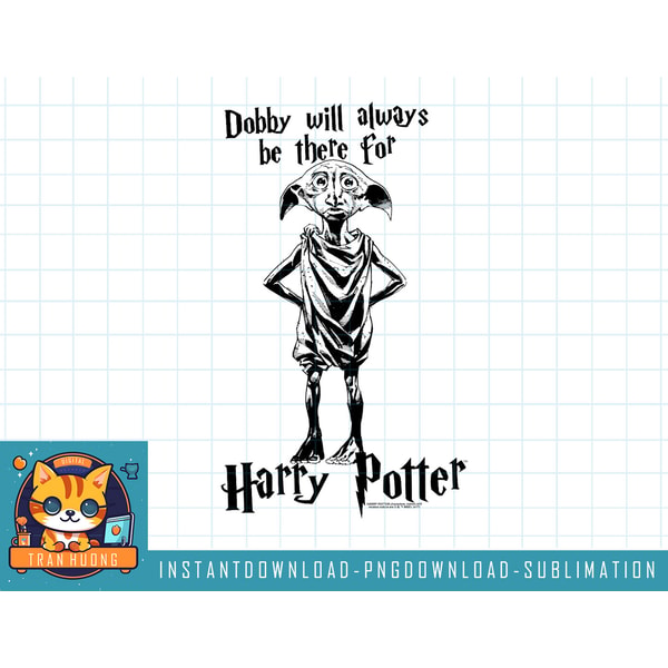 Harry Potter Dobby Will Always Be There png, sublimate, digi | Inspire ...