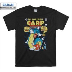 the incredible carp funny gaming t shirt hoodie hoody t-shirt tshirt s-m-l-xl-xxl-3xl-4xl-5xl oversized men women unisex