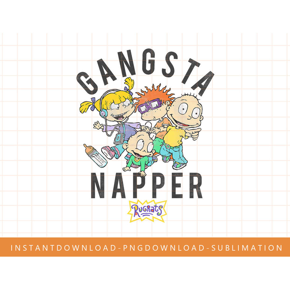 Rugrats Gangsta Napper Playful Group Shot png, sublimate, digital print.jpg