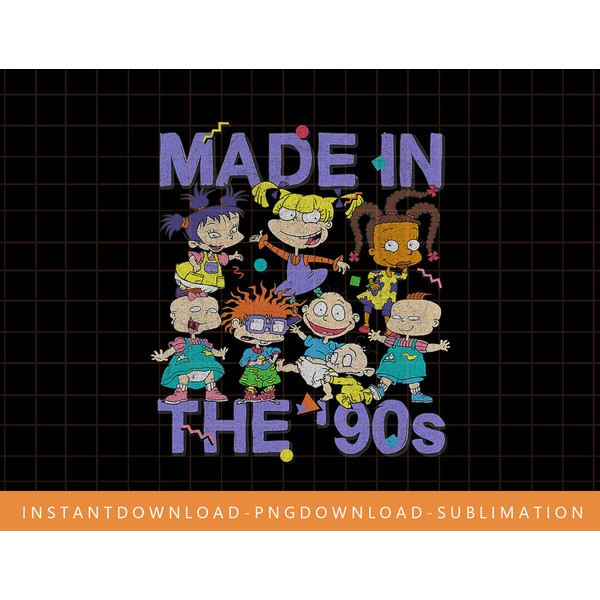 Rugrats Group Baby Party Made In The Nineties png, sublimate, digital print.jpg