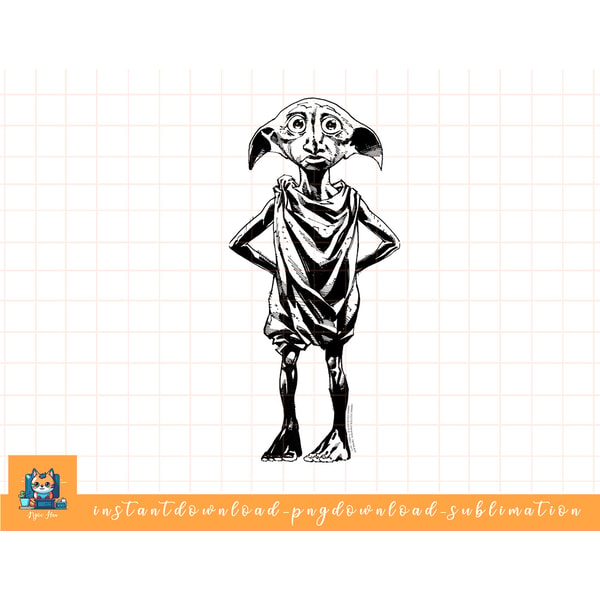 Harry Potter Dobby png, sublimate, digital download - Inspire Uplift