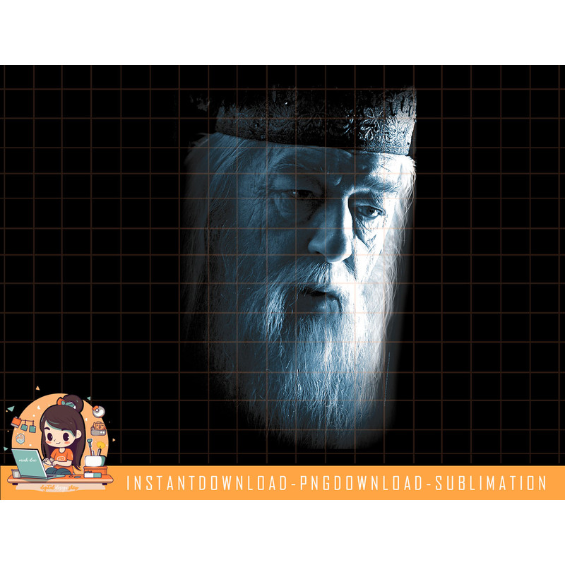 Harry Potter Dumbledore Face png, sublimate, digital download.jpg