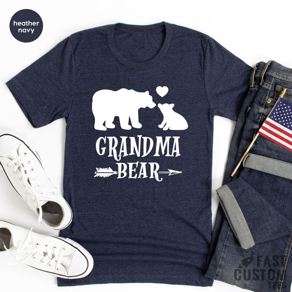 Nana T Shirt, Grandma Bear Shirt, Gift For Grandma, Mothers Day T Shirt, Bear Family Shirt, Grandma Shirt, Gigi Shirt, Grandmother Shirt - 5.jpg
