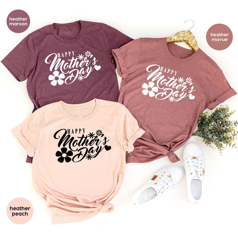 New Mom Shirt, Cute Mama Graphic Tees, Floral Mom Shirt, Mothers Day Gift, Mom Gift, Mothers Day Shirt, Gift for Mom, Flower T-Shirt - 3.jpg
