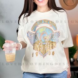 van halen t shirt,vintage rock 1984 t shirts,cool 80s band graphic tee