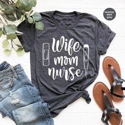nurse gift, mothers day shirt, nurse crewneck sweatshirt, gift for mom, shirt for wife, mom shirt, mama outfit, nurse sh