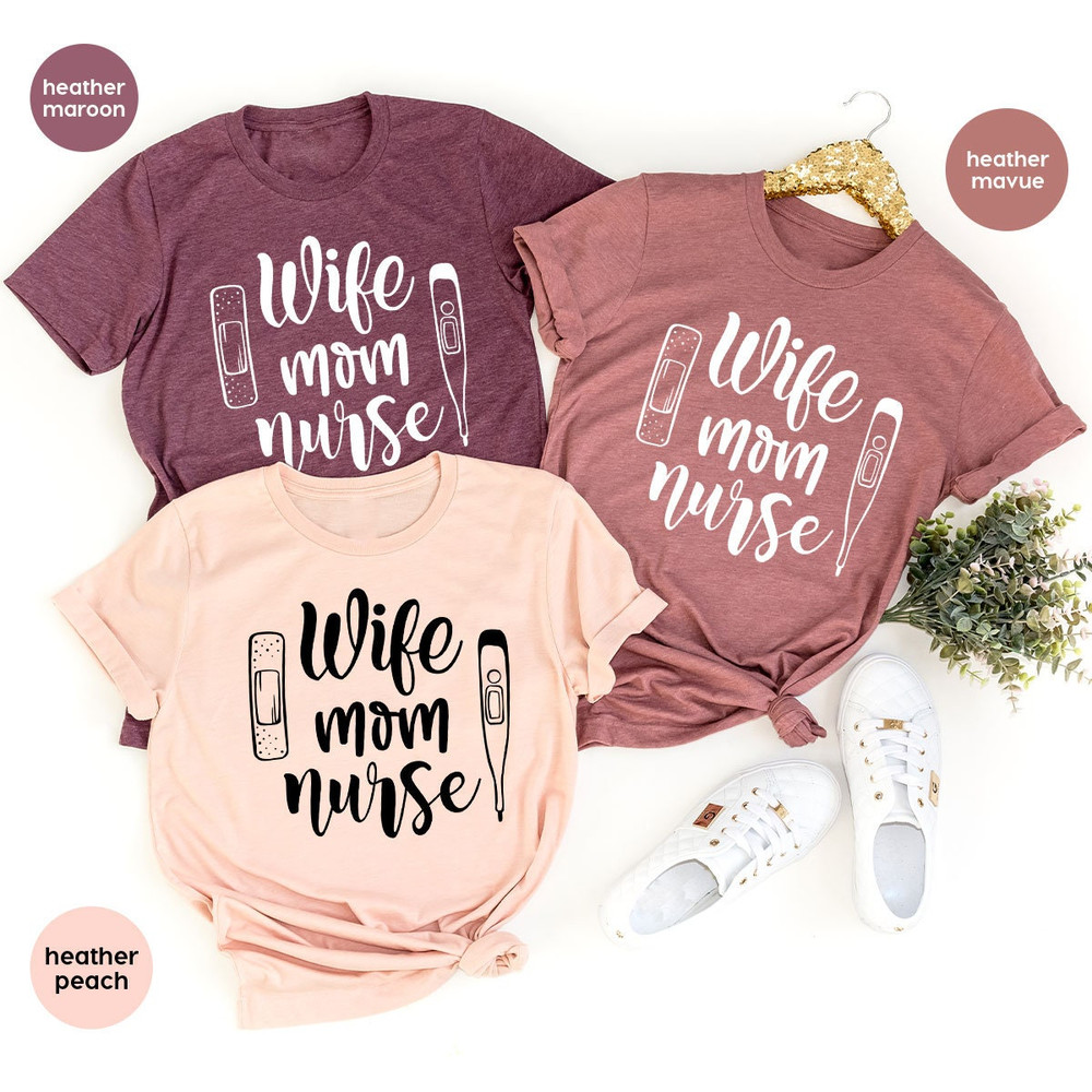 Nurse Gift, Mothers Day Shirt, Nurse Crewneck Sweatshirt, Gift for Mom, Shirt for Wife, Mom Shirt, Mama Outfit, Nurse Shirt, Gift for Wife - 2.jpg
