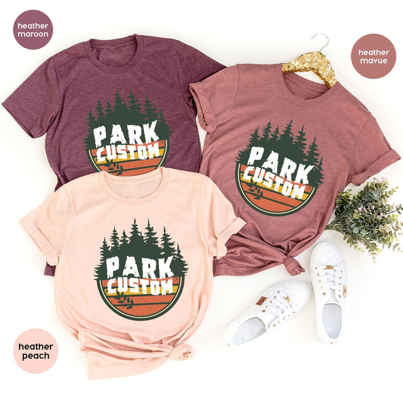 Park Custom Nature Graphic Tees for Family, Vintage Camping Adventure Matching Group Shirts, Retro Family National Parks Trip T Shirts - 7.jpg