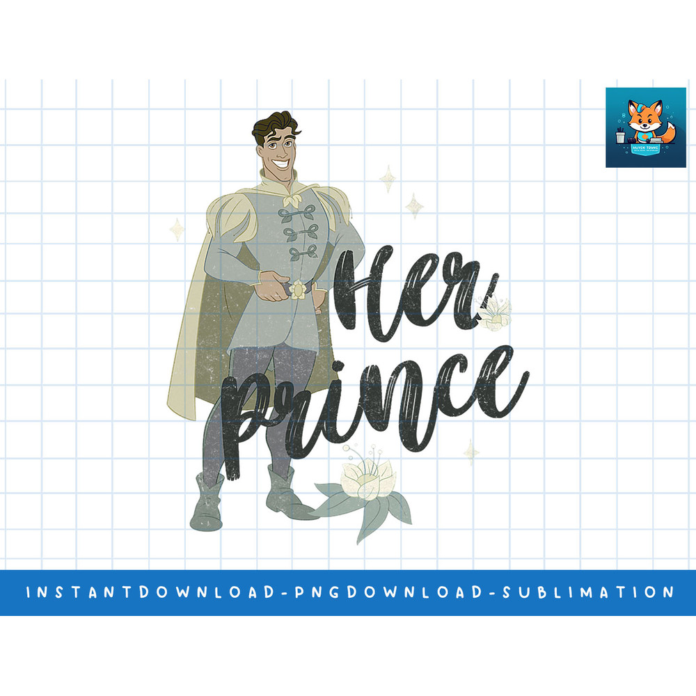 Disney Princess & The Frog Prince Naveen Her Prince png, sublimate, digital print.jpg