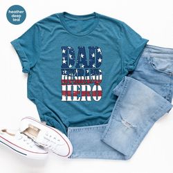 patriotic dad shirts, fathers day gifts, 4th of july shirts, american flag shirt, usa graphic tees, husband shirt, gift