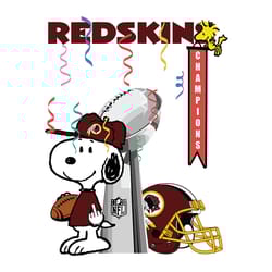 snoopy champions washington redskins,nfl svg, football svg, silhouette svg fies