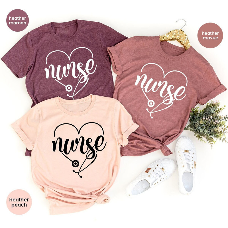 Pediatric Nurse Shirt, Cute Nurse Gift, Nurse Shirt, Nurse Graduation T-Shirt, Nurse Outfit, Nursing School Outfit, Gifts for Nurses - 1.jpg