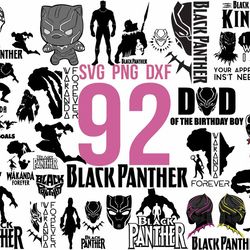 Black Panther svg for cricut, superhero svg, marvel avengers svg, png files