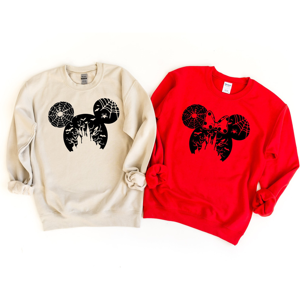 Disney Halloween Couple Shirt, Halloween Mickey and Minnie T-Shirt, Halloween Family Shirt, Halloween Sweatshirt, Family Halloween Costume - 2.jpg