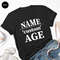 Personalized Birthday Shirt, Custom Birthday Gifts, Custom Name Age Shirt, Birthday Gift, Birthday T Shirt, Custom TShirt, Birthday Tee - 5.jpg