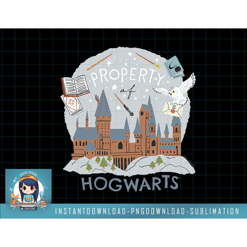 Harry Potter Deathly Hallows 2 Property Of Hogwarts png, sublimate, digital download.jpg