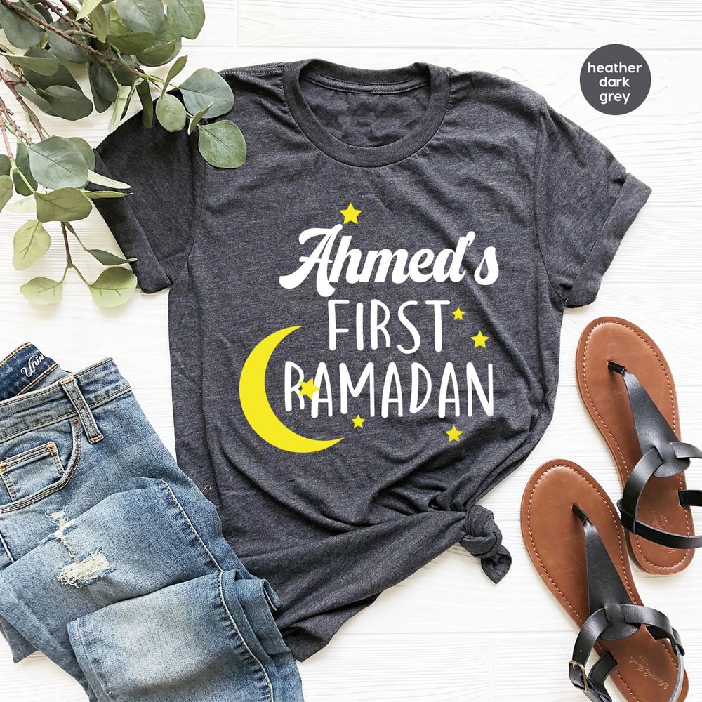 Personalized Ramadan Shirt, Custom Muslim T-Shirt, Religious Crewneck Sweatshirt, Fasting T-Shirt, Gift for Her, Gift for Him, Faith Shirt - 3.jpg