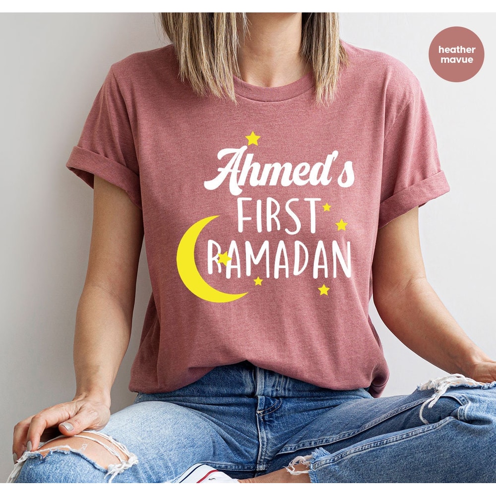 Personalized Ramadan Shirt, Custom Muslim T-Shirt, Religious Crewneck Sweatshirt, Fasting T-Shirt, Gift for Her, Gift for Him, Faith Shirt - 7.jpg