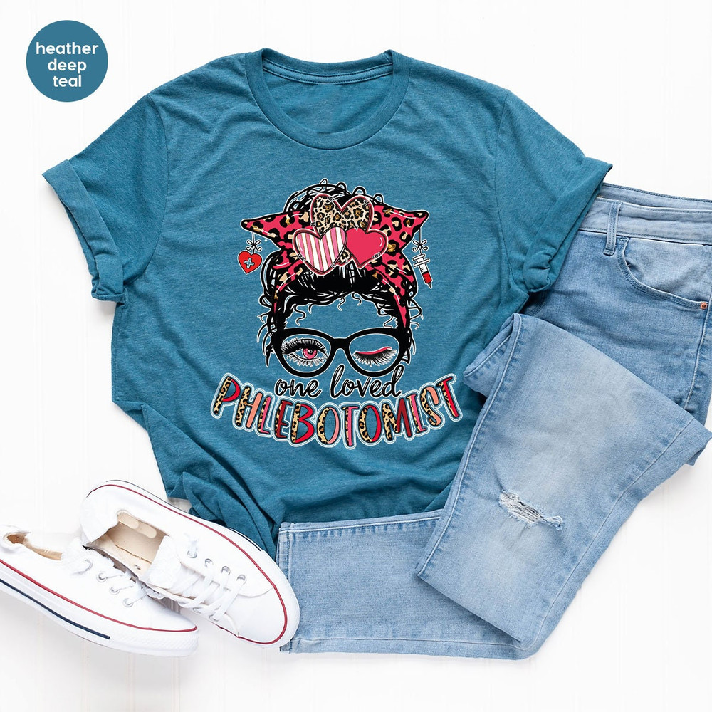 Phlebotomy Shirts, Phlebotomist Crewneck Sweatshirt, Phlebotomy Gifts, Phlebotomists Recognition Week, Valentines Day Gift for Phlebotomist - 4.jpg