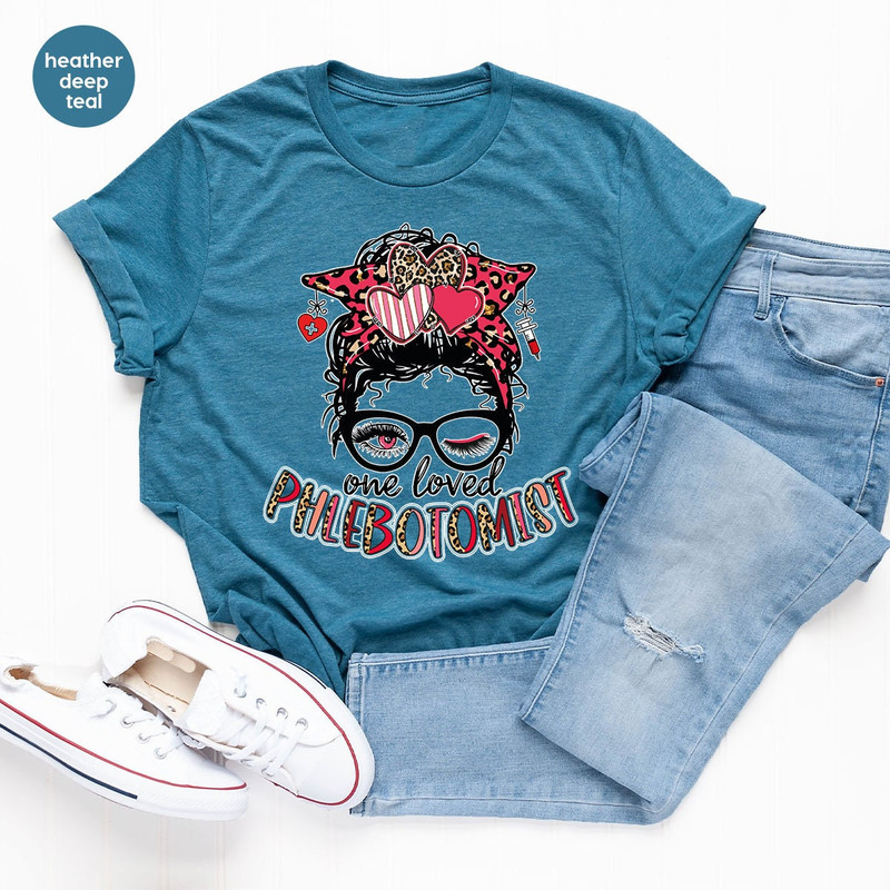 Phlebotomy Shirts, Phlebotomist Crewneck Sweatshirt, Phlebotomy Gifts, Phlebotomists Recognition Week, Valentines Day Gift for Phlebotomist - 4.jpg