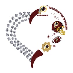heart fan washington redskins,nfl svg, football svg, cricut file, svg, silhouette svg fies