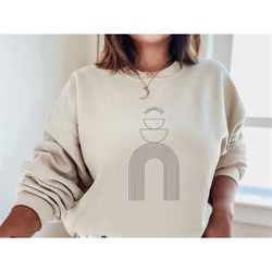 minimalist sweatshirt, namaste shirt, namaste hoodie, yoga shirt, minimalist arch sweatshirt, yoga hoodie, faith gifts f