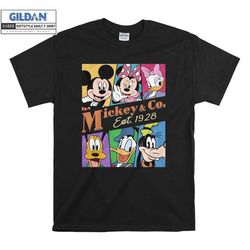 vintage disney mickey & co est 1928 mickey t shirt hoodie hoody t-shirt tshirt s-m-l-xl-xxl-3xl-4xl-5xl oversized men wo