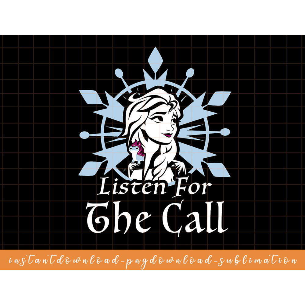 Disney Frozen 2 Elsa & Bruni Listen For The Call png, sublimate, digital download.jpg