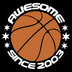 awesome since 2003 18th birthday svg, birthday s