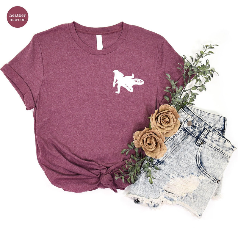 Pocket Motorcycle T-Shirt, Cool Racing Birthday Gifts, Motorcross Clothing, Dirt Bike Outfit, Trendy Motocross Graphic Tees, Gifts for Women - 4.jpg