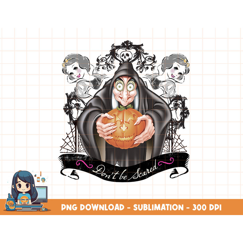Disney Snow White Evil Queen Don t Be Scared Graphic T-Shirt png, sublimation, digital print.jpg