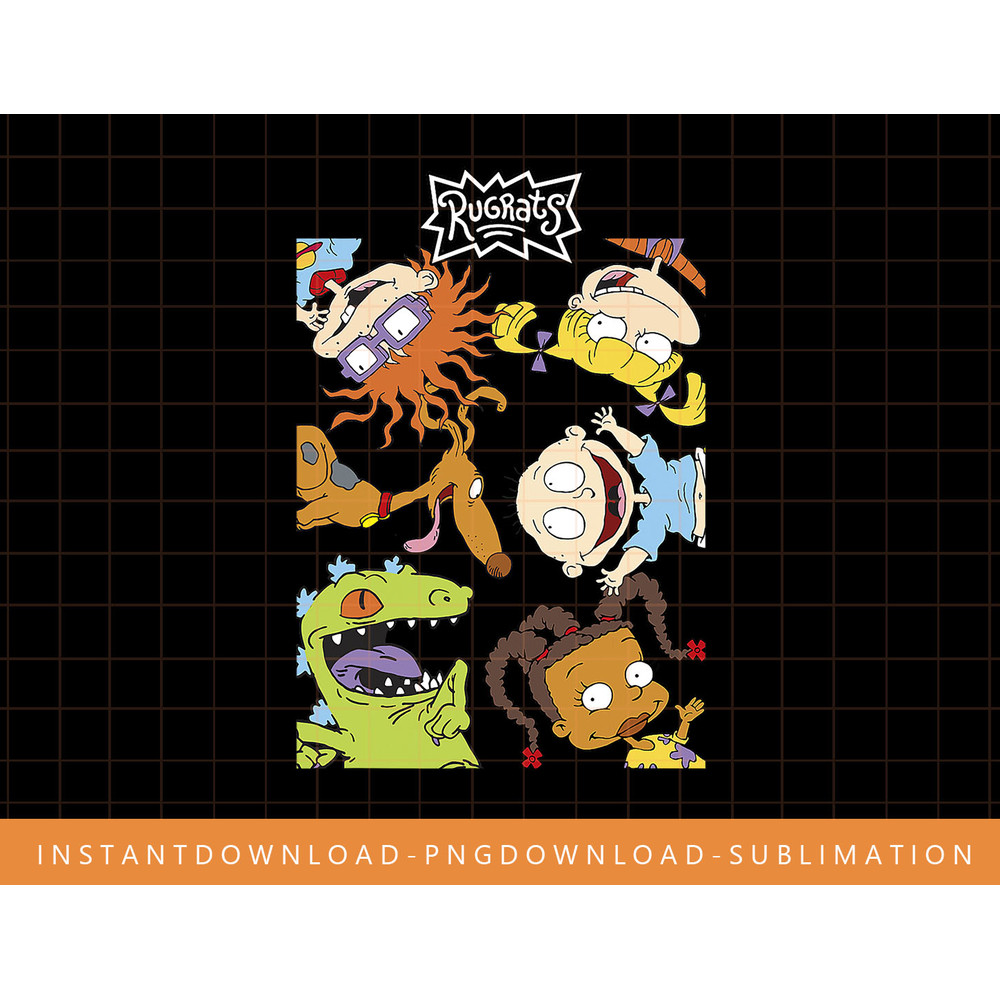 Rugrats Group Overhead Photo png, sublimate, digital print.jpg