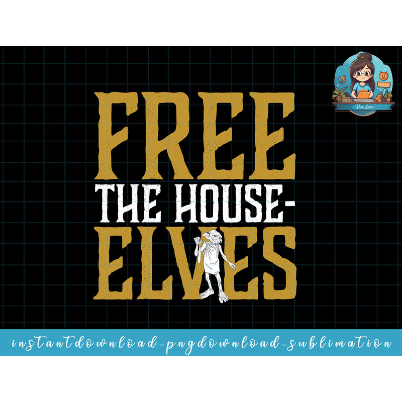 Harry Potter Dobby Free The House-Elves png, sublimate, digital download.jpg