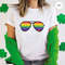 Pride Month Tees, LGBTQ Sunglasses Outfit, Funny Gay Shirts, Lesbian Vneck Tshirts, Pride Month Outfit, Trans Gifts, Rainbow T-Shirts - 6.jpg