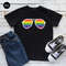 Pride Month Tees, LGBTQ Sunglasses Outfit, Funny Gay Shirts, Lesbian Vneck Tshirts, Pride Month Outfit, Trans Gifts, Rainbow T-Shirts - 7.jpg