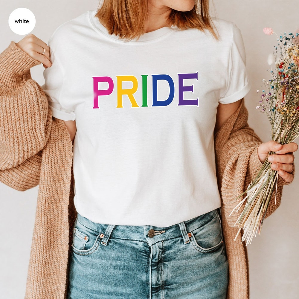 Pride Shirt, Gay Graphic Tees, LGBT Shirt, Lesbian Gifts, Bİsexual Pride Shirt, Pride Month Vneck Shirt, LGBTQ Outfit, Pride Gift - 3.jpg