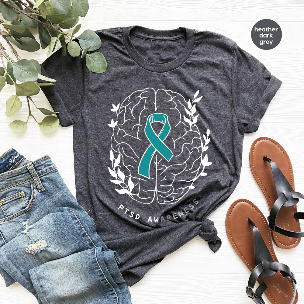 PTSD Awareness Shirt, PTSD Survivor Gifts, Warrior T Shirt, Post-Traumatic Stress Disorder, Mental Health Shirt, Anxiety Support Outfit - 2.jpg